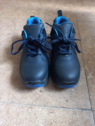 Zapatos de seguridad WORK negros y azules