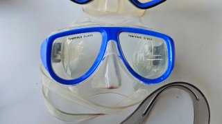 Lote gafas buceo, snorkel y natación