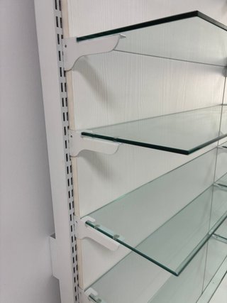 4 Estanterías Modulares de Cristal