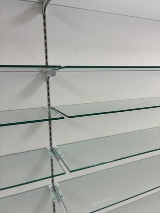 4 Estanterías Modulares de Cristal