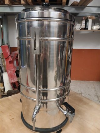 Atemperador de leche acero inoxidable