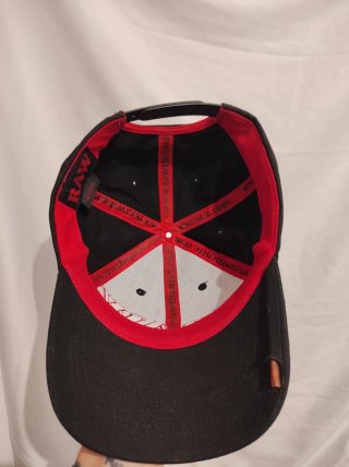 Gorra RAW Negra Poker/Palo+ Cremallera/bolsillo