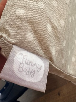 Cambiador bebé impermeable lunares