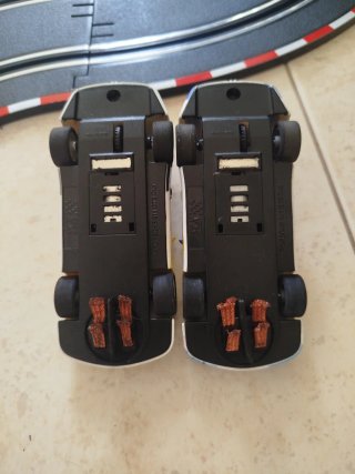 2 Coches Scalextric Compact Porsche 911