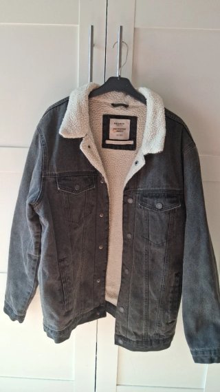 Cazadora Vaquera Forrada Hombre Pull&Bear XL