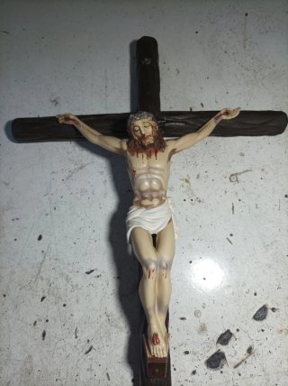 Antigua Cruz Cristo Olot