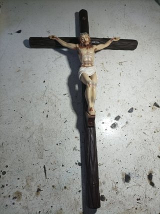Antigua Cruz Cristo Olot