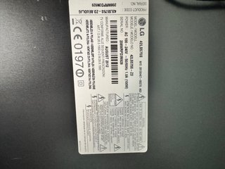 Televisor LG Negro