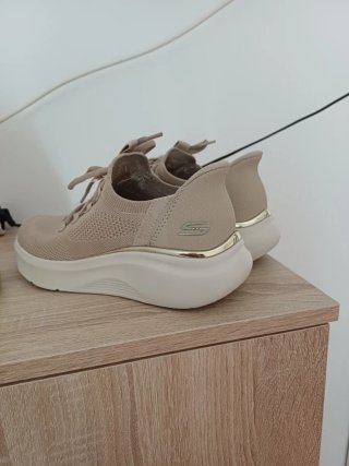 Zapatillas Skechers Bobs Sport Beige