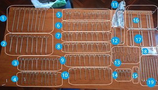 Ganchos panel portaherramientas lote o uds sueltas