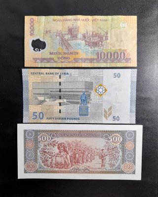 Lote Billetes Asia