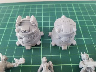 5 Tau auxiliares humanos y 2 Drones Warhammer 40k
