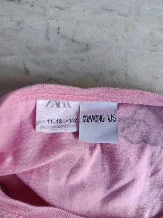Maglietta Zara bambina 11/12 anni Among Us