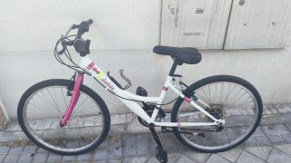 Bicicleta Denbike 24 Blanca y Rosa