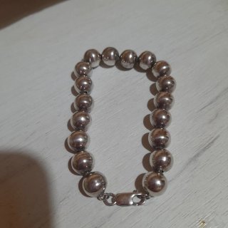 Pulsera Plata Bolas Grandes Sin Estrenar