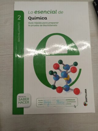 Libro de química 2 bachillerato