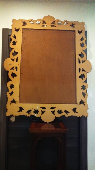 Espejo Estilo Francés Madera Tallada Dorado
