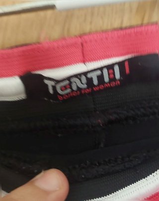 Falda pantalón deportivo negro y rosa Talla L