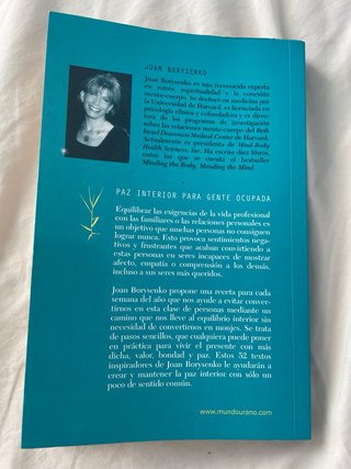 Libro Paz interior para gente ocupada
