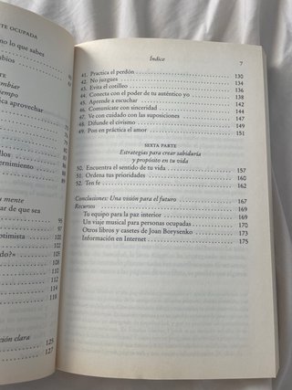 Libro Paz interior para gente ocupada
