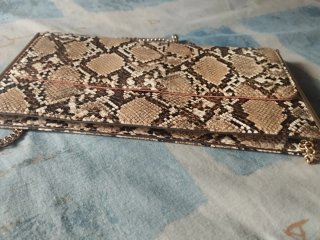 Bolso de mano Sfera estampado serpiente