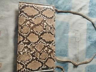 Bolso de mano Sfera estampado serpiente