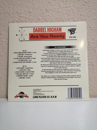 Vinilo Darrel Higham.  Are You Ready? Autografiado