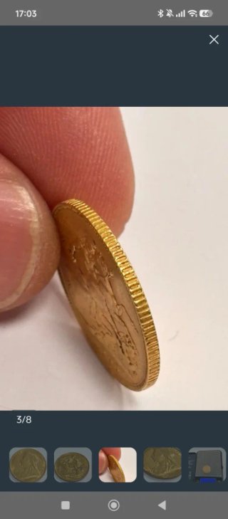 Soberano Oro Reina Victoria 1900