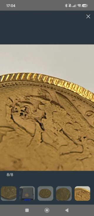 Soberano Oro Reina Victoria 1900