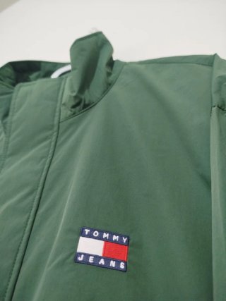 Chaqueta Tommy Jeans Verde Roja Blanca