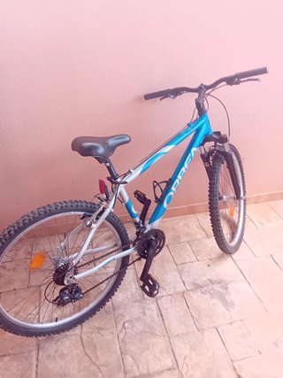 Bicicleta Orbea Azul y Plata