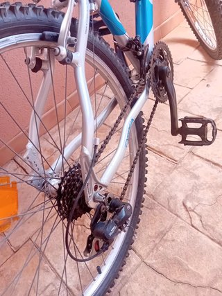 Bicicleta Orbea Azul y Plata