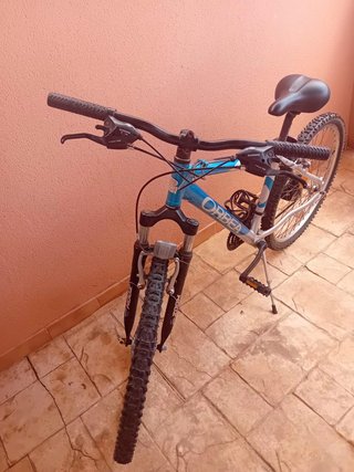 Bicicleta Orbea Azul y Plata