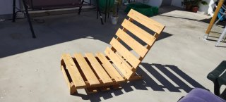 Sillón Cama Plegable Madera y Tela. Tengo dos.
