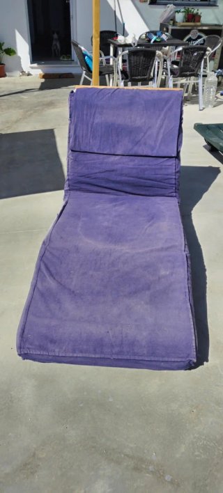 Sillón Cama Plegable Madera y Tela. Tengo dos.