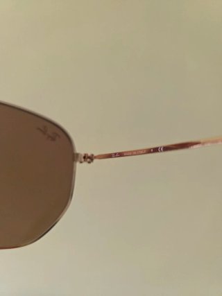Gafas de sol Ray-Ban Hexagonal Dorado Rosa