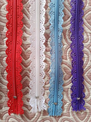 Lote 8 Cremalleras Colores 30cm