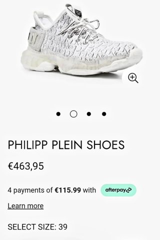 Zapatillas Philipp Plein Talla 40 ORIGINALES