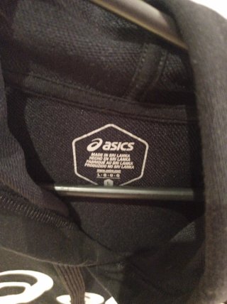 Sudadera Asics Negra con Logo