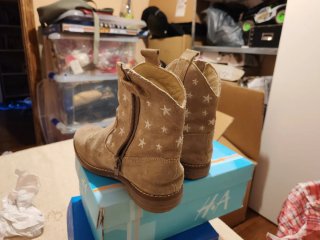 Botas de niña con estrellas talla 31