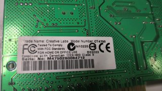 Tarjeta Sonido Creative Sound Blaster PCI128