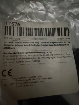 Adaptador mechero USB 5V a 14V
