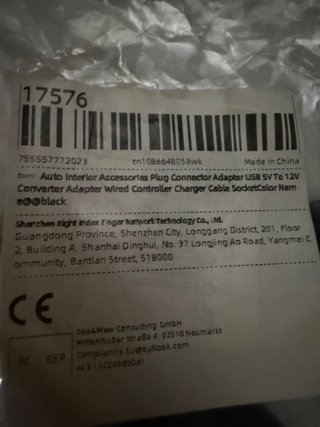 Adaptador mechero USB 5V a 14V