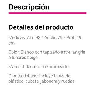 Mueble bañera cambiador Micuna B-947