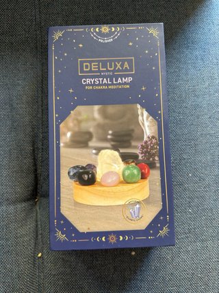 Lámpara Cristal Chakra Deluxa Mystic