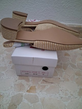 Zapatos Tacon ancho n.40