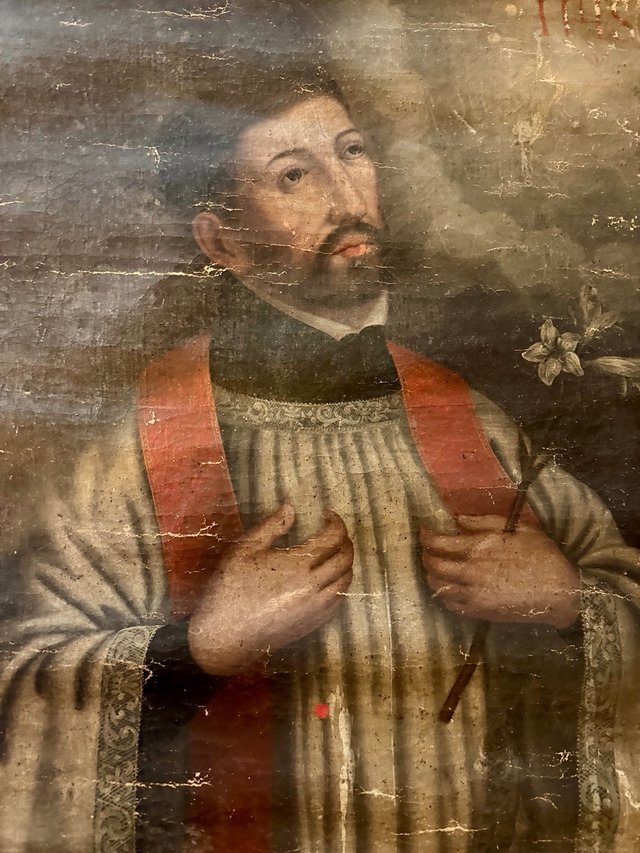Óleo San Francisco Javier S. XVII
