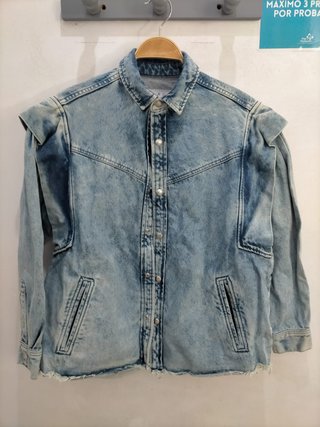 Chaqueta vaquera FR desgastada