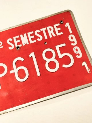 Matrícula pruebas temporal 1991