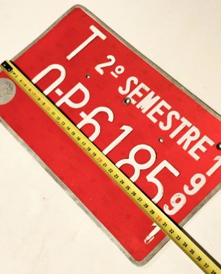 Matrícula pruebas temporal 1991